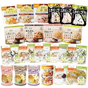 Amazon | 7日分 基本 非常食セット B 保存食 アルファ米 パンの